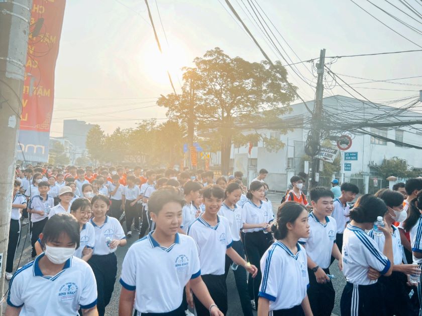 Phường Bình Khánh tổ chức Ngày chạy Olympic vì sức khỏe toàn dân năm 2024