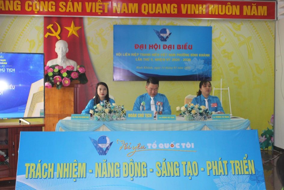 Đại hội đại biểu Hội LHTN Việt Nam phường Bình Khánh lần thứ V, nhiệm kỳ 2024-2029