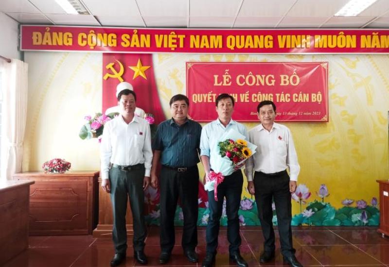 LỄ CÔNG BỐ QUYẾT ĐỊNH VỀ CÔNG TÁC CÁN BỘ 