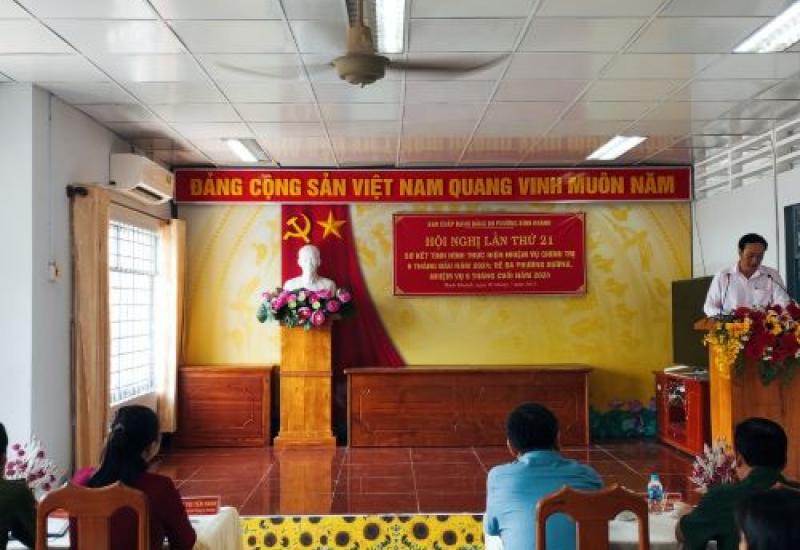 Đảng ủy phường Bình Khánh tổ chức Hội nghị Sơ kết 6 tháng đầu năm 2024