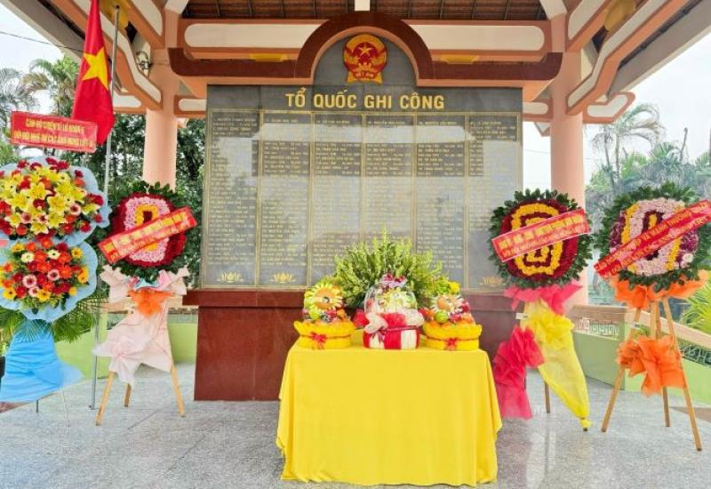 Bình Khánh: Nhân kỷ niệm 77 năm Ngày Thương binh – Liệt sĩ (27/7/1947 –27/7/2024) 