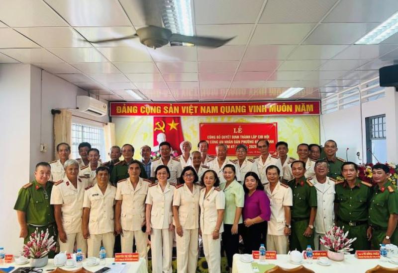 BÌNH KHÁNH THÀNH LẬP CHI HỘI CỰU CÔNG AN NHÂN DÂN