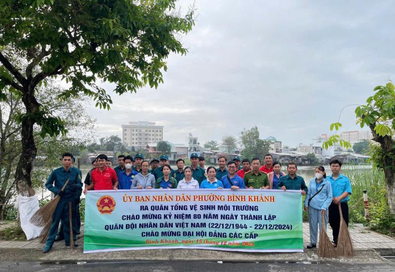 BÌNH  KHÁNH – CÔNG TRÌNH CHÀO MỪNG KỶ NIỆM 80 NĂM NGÀY THÀNH LẬP QUÂN ĐỘI NHÂN DÂN VIỆT NAM (22121944 - 22122024) VÀ 35 NĂM NGÀY HỘI QUỐC PHÒNG TOÀN DÂN (22121989 - 22122024)